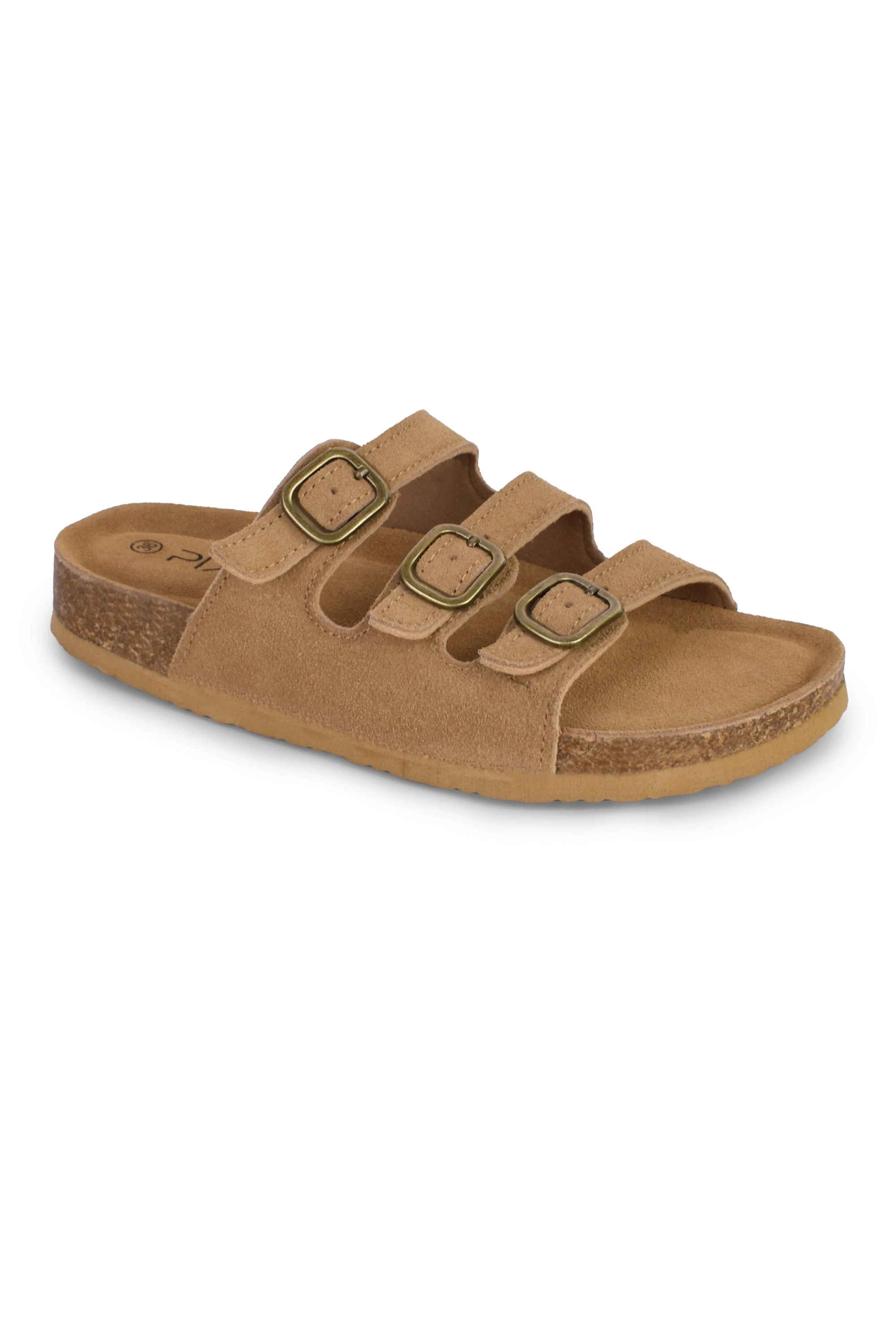 01-5372 Flat  Buckle Slipper