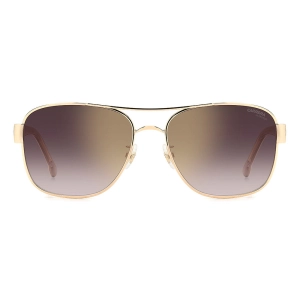 3042 Gold Rim Women's Rectangular Sunglasses