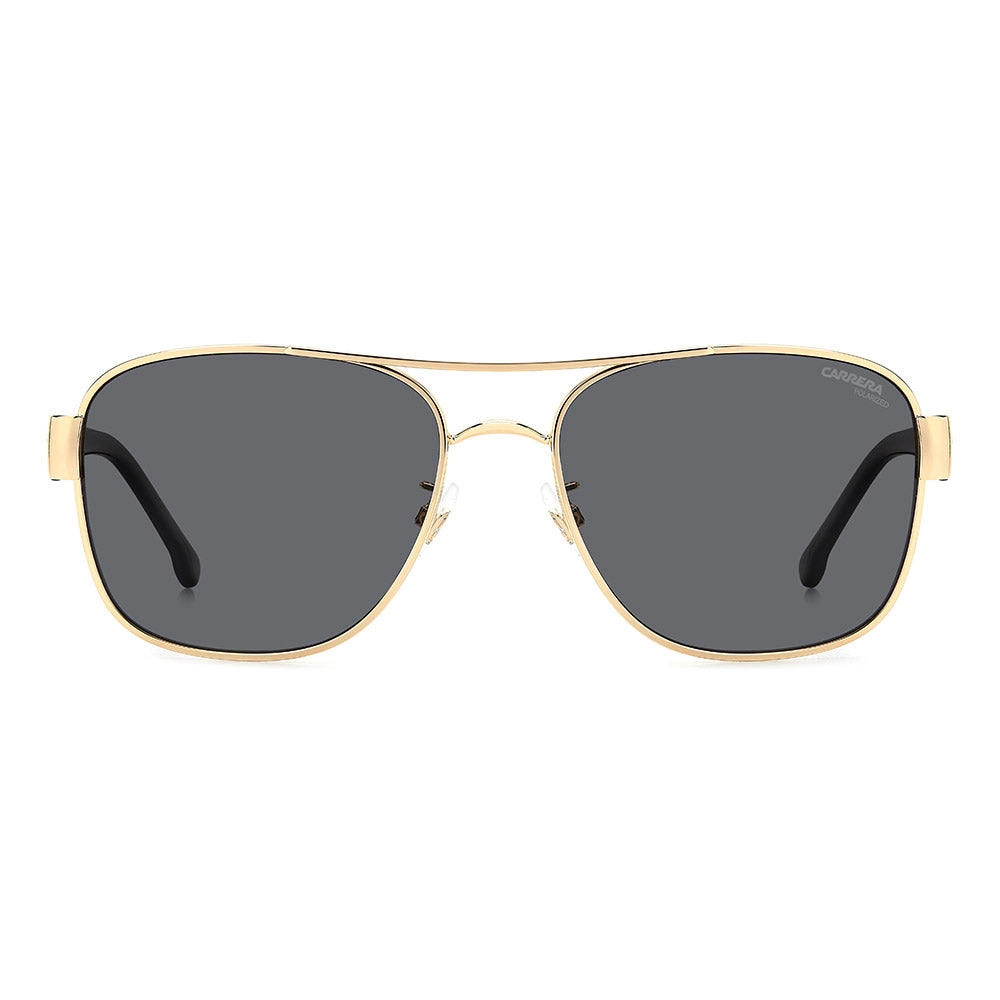 3042 Gold Rim Women's Rectangular Sunglasses