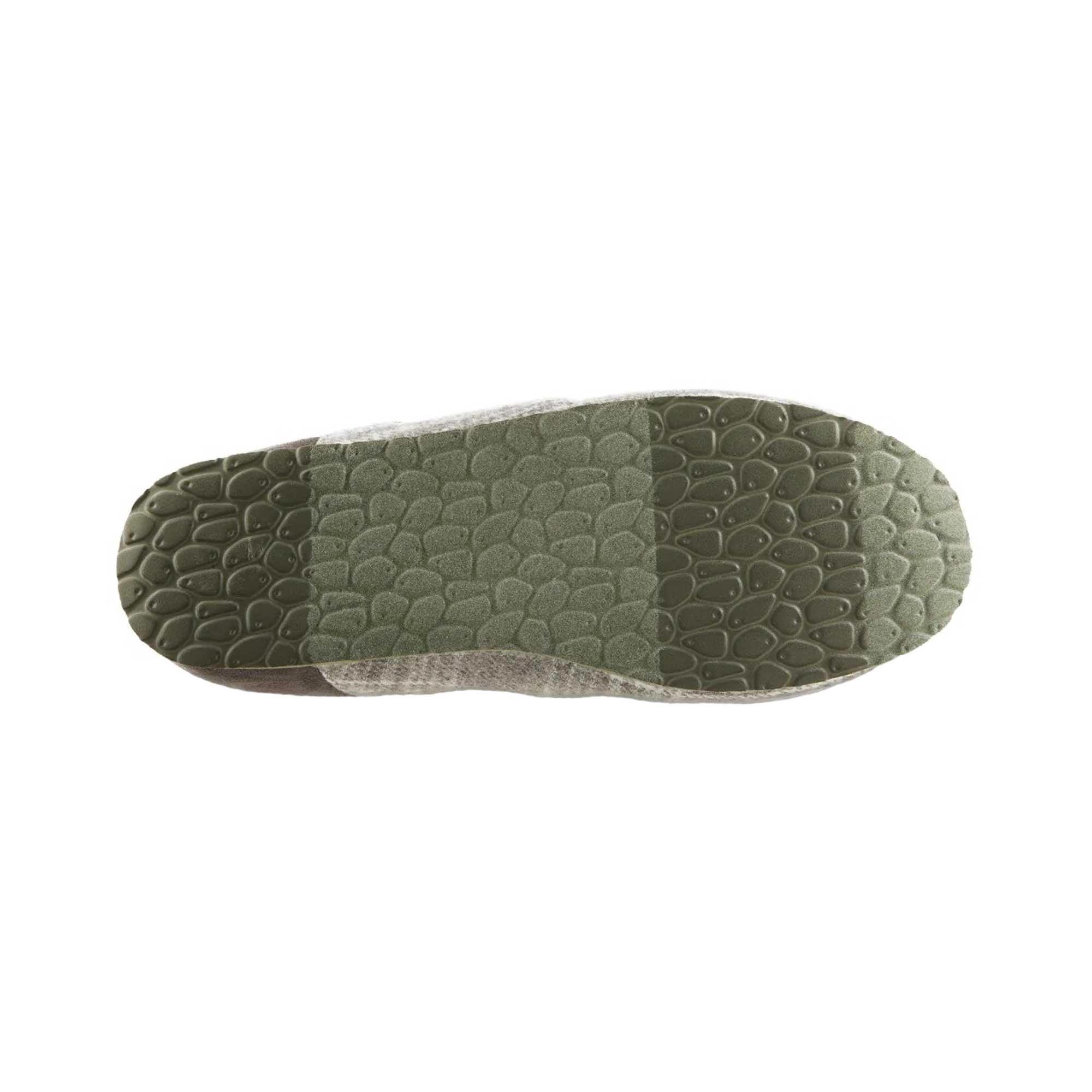 Acorn Men's Slippers - Parker Algae Sole Grey Plaid Flannel, X-Large | A20158GPLMXL