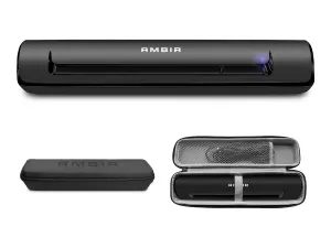Ambir TravelScan Pro Go - Sheetfed scanner - Legal - 600 dpi x 600 dpi - USB 2.0 - with Software and Case PS600-GO-NA