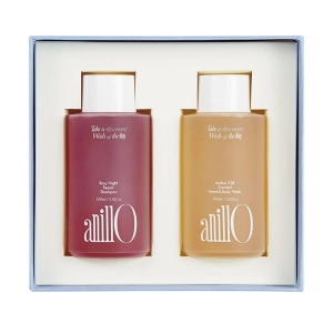 ANILLO Discovery Bath Set (Rosy Night Shampoo 100ml   Amber528 Scented Hand& Body Wash 100ml)  (100mL   100mL)