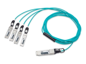 Approved Networks - 100GBase-SR4 breakout cable - QSFP28 to SFP28 - 7 m - fiber optic - OM3 - halogen-free, Active Optical Cable Q284SFP28-AOC-7M-A