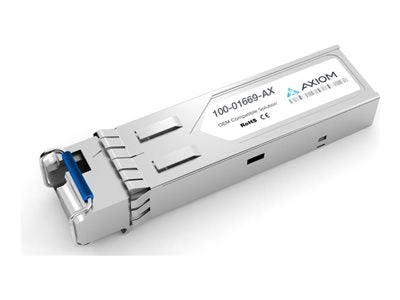 Axiom - SFP (mini-GBIC) transceiver module (equivalent to: Calix 100-01669) - 1GbE - 1000Base-BX-D - LC single-mode - up to 12.4 100-01669-AX
