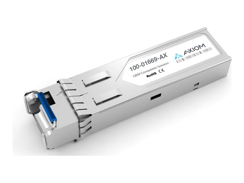 Axiom - SFP (mini-GBIC) transceiver module (equivalent to: Calix 100-01669) - 1GbE - 1000Base-BX-D - LC single-mode - up to 12.4 100-01669-AX
