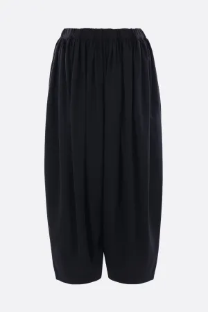 balloon trousers in lightweight wool