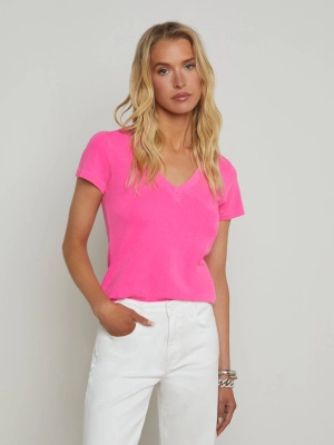 Becca Cotton V-Neck Tee