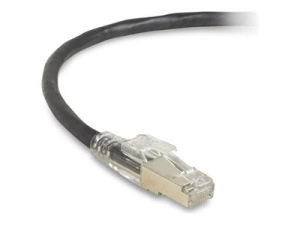 Black Box GigaTrue 3 - Patch cable - RJ-45 (M) locking to RJ-45 (M) locking - 200 ft - S/FTP - CAT 6a - CM - snagless, stranded, C6APC80S-BL-200