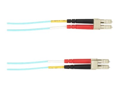 Black Box - Patch cable - LC multi-mode (M) to LC multi-mode (M) - 1 m - fiber optic - duplex - aqua FOLZHM4001MLCLCAQ