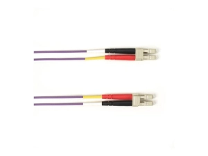 Black Box - Patch cable - LC multi-mode (M) to LC multi-mode (M) - 7 m - fiber optic - duplex - OM4 - violet FOCMRM4-007M-LCLC-VT