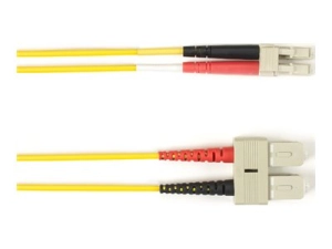 Black Box - Patch cable - SC multi-mode (M) to SC multi-mode (M) - 20.12 m - fiber optic - 50 / 125 micron - OM4 - halogen-free FOLZHM4-SCLC-YL-66
