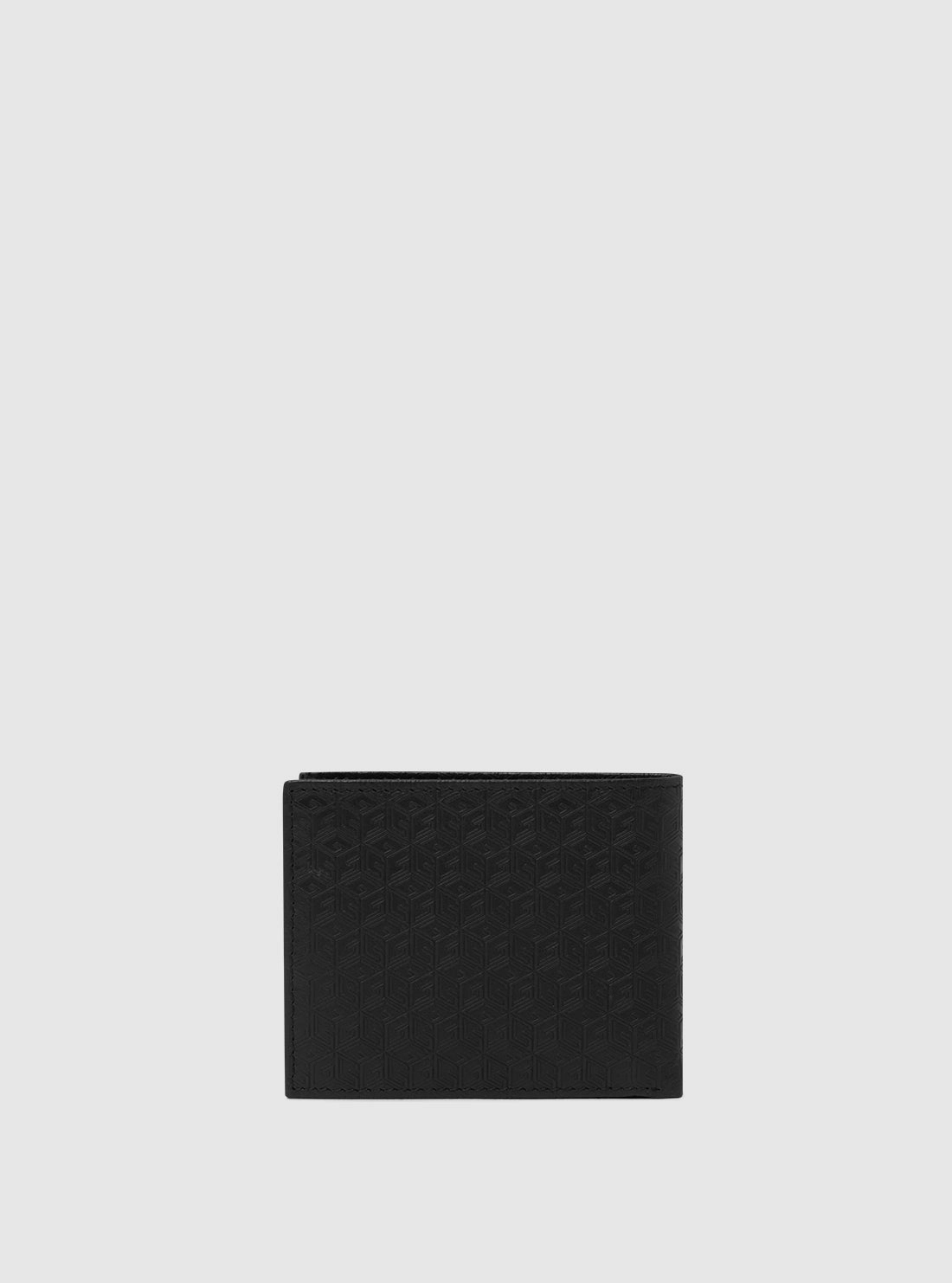 Black Embossed Pattern Wallet