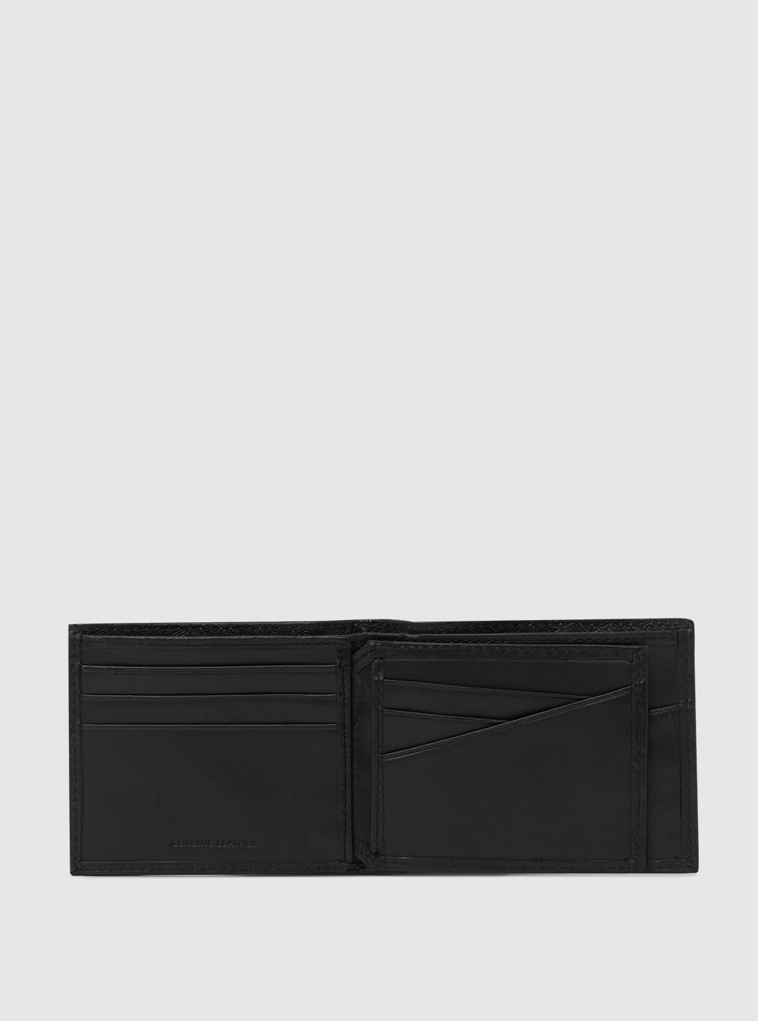 Black Embossed Pattern Wallet