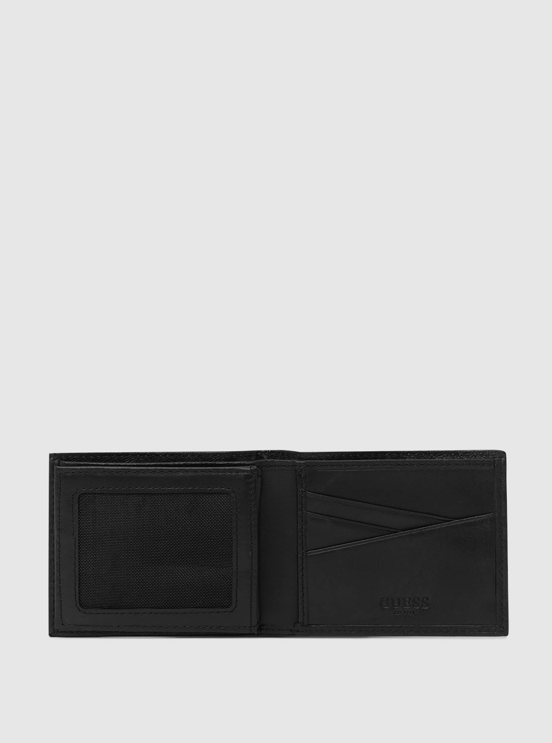 Black Embossed Pattern Wallet
