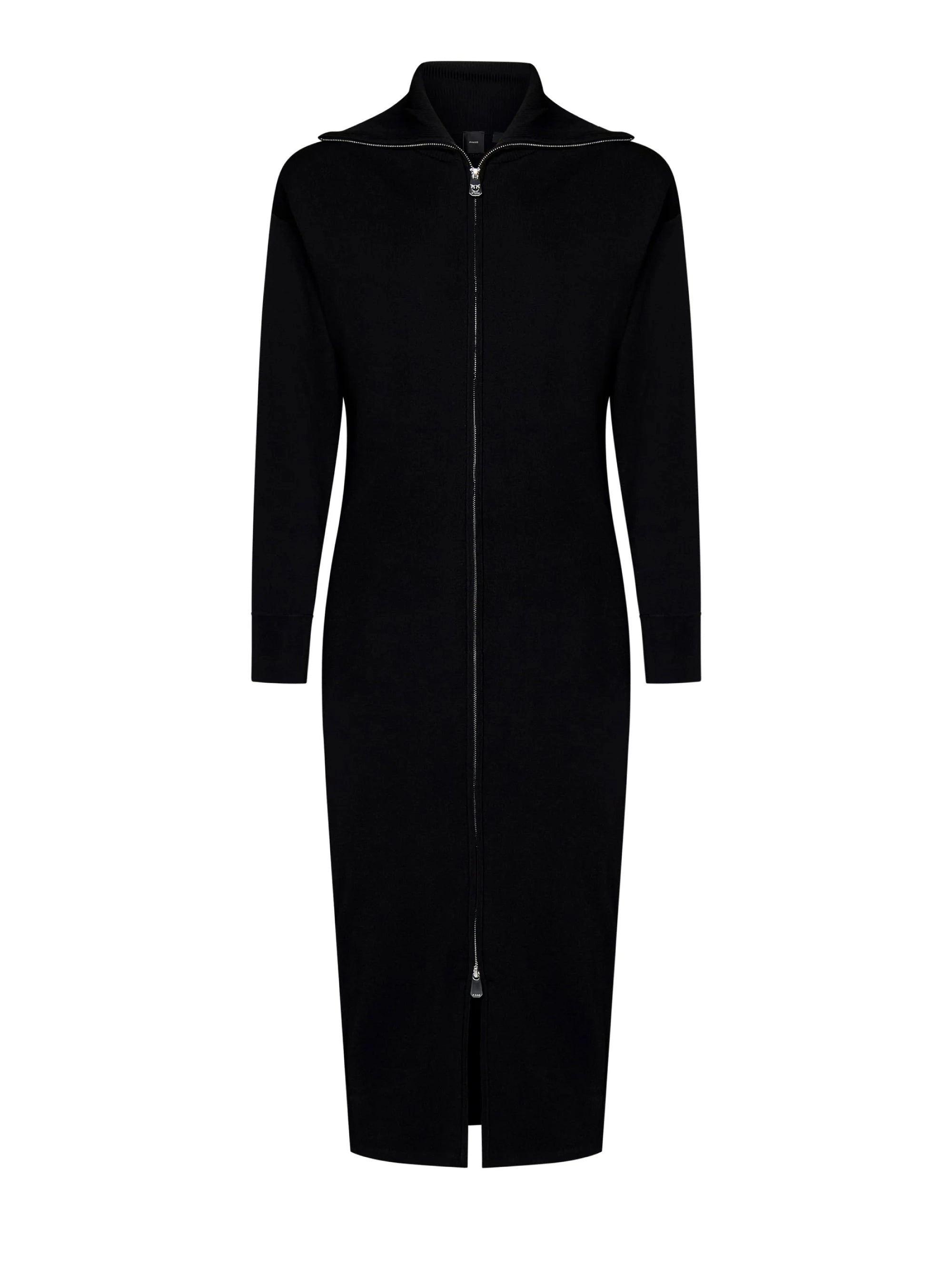 Black Knit Midi Dress