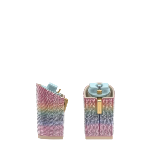 Block Heel Kit 4 Rainbow Rhinestone