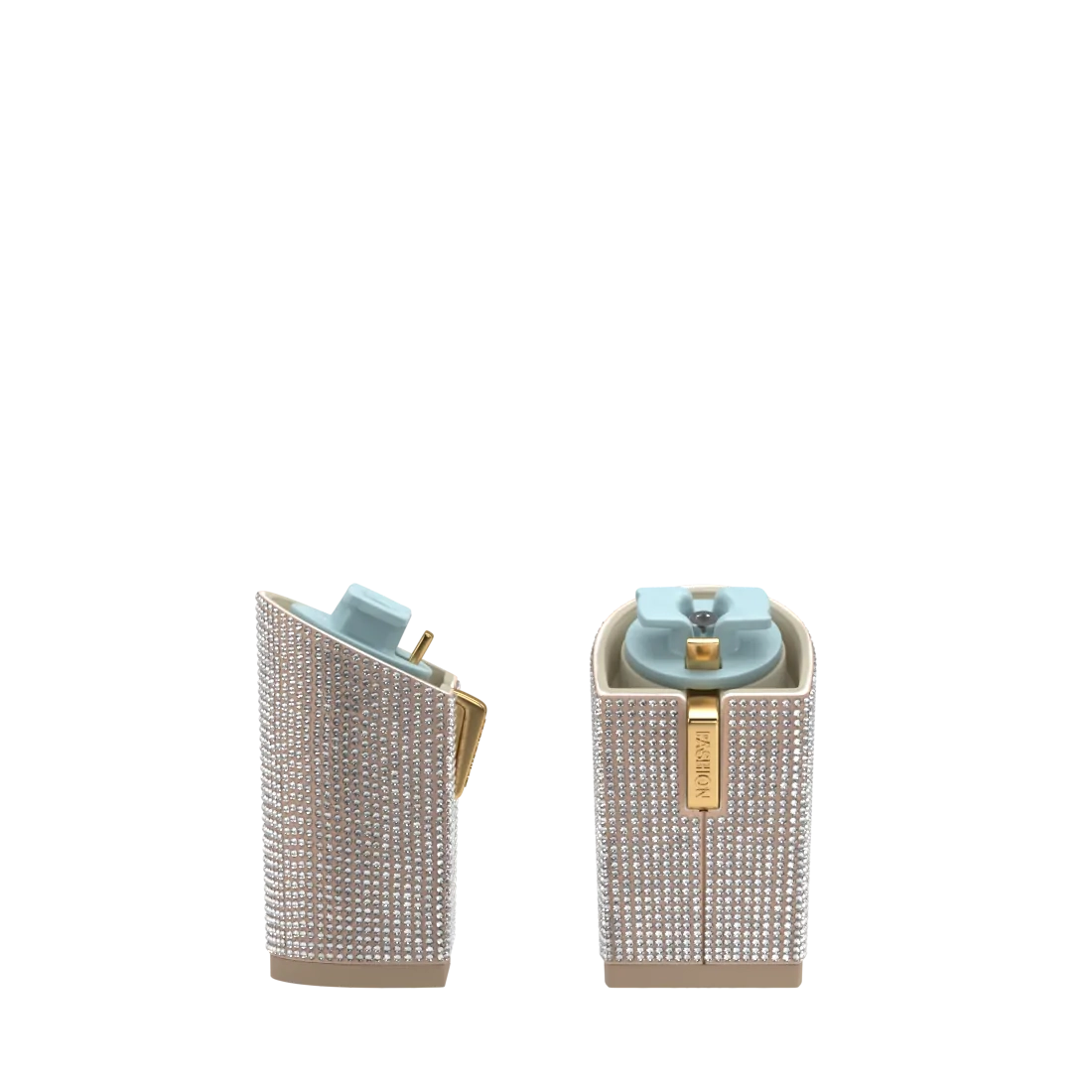 Block Heel Kit 4 Sand Rhinestone
