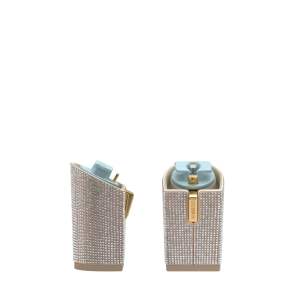 Block Heel Kit 4 Sand Rhinestone