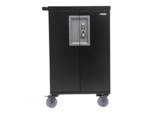 Bretford CoreX TCOREX24 - Cart (charge only) - for 24 tablets / notebooks - lockable - steel - charcoal - screen size: up to TCOREX24-CK