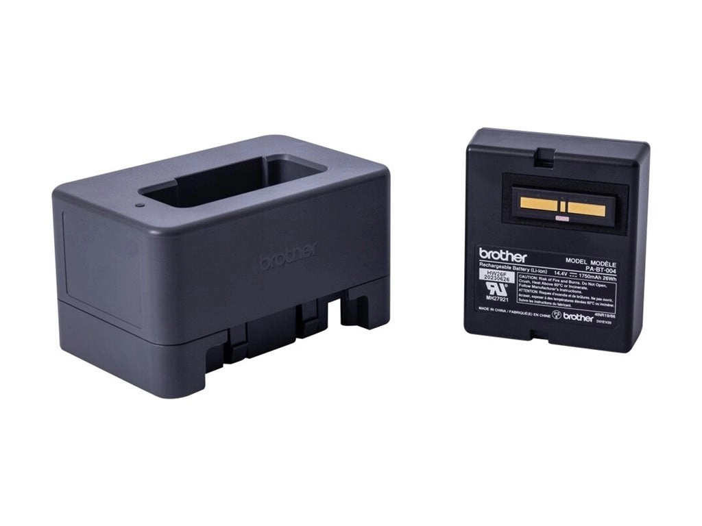 Brother PA-BT-004 - Printer battery - rechargeable - lithium ion - 1750 mAh - 26 Wh