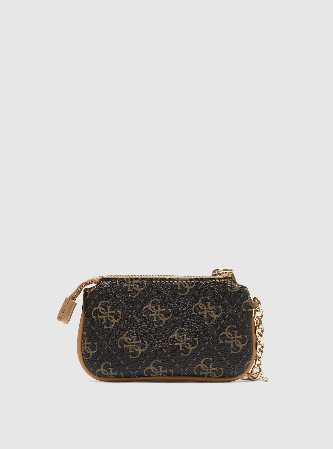 Brown Logo Purse Keyring