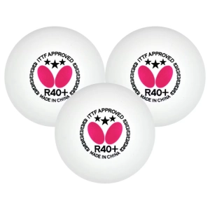 Butterfly 3pk R40  3 Star Table Tennis Balls