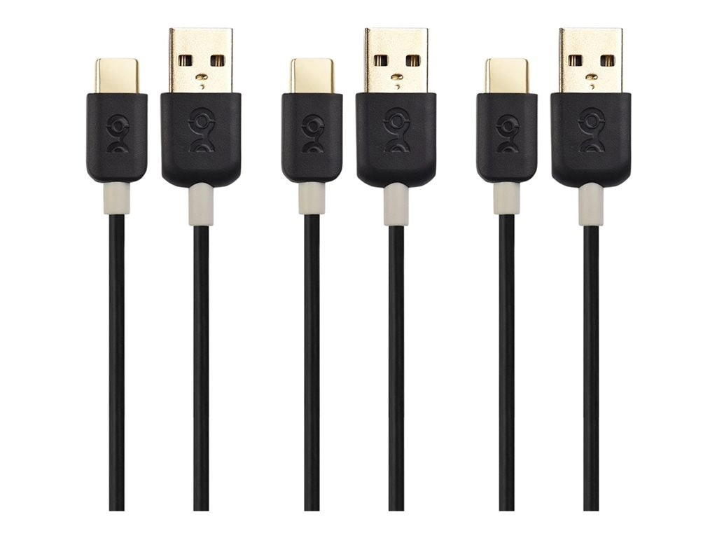 Cable Matters - USB cable - 24 pin USB-C (M) to 4 pin mini-USB Type A (M) - USB 2.0 - 3.3 ft - slim - black 201001-BLK-1MX3