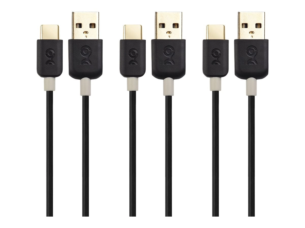 Cable Matters - USB cable - 24 pin USB-C (M) to 4 pin mini-USB Type A (M) - USB 2.0 - 3.3 ft - slim - black 201001-BLK-1MX3