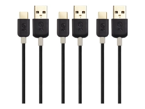 Cable Matters - USB cable - 24 pin USB-C (M) to 4 pin mini-USB Type A (M) - USB 2.0 - 3.3 ft - slim - black 201001-BLK-1MX3