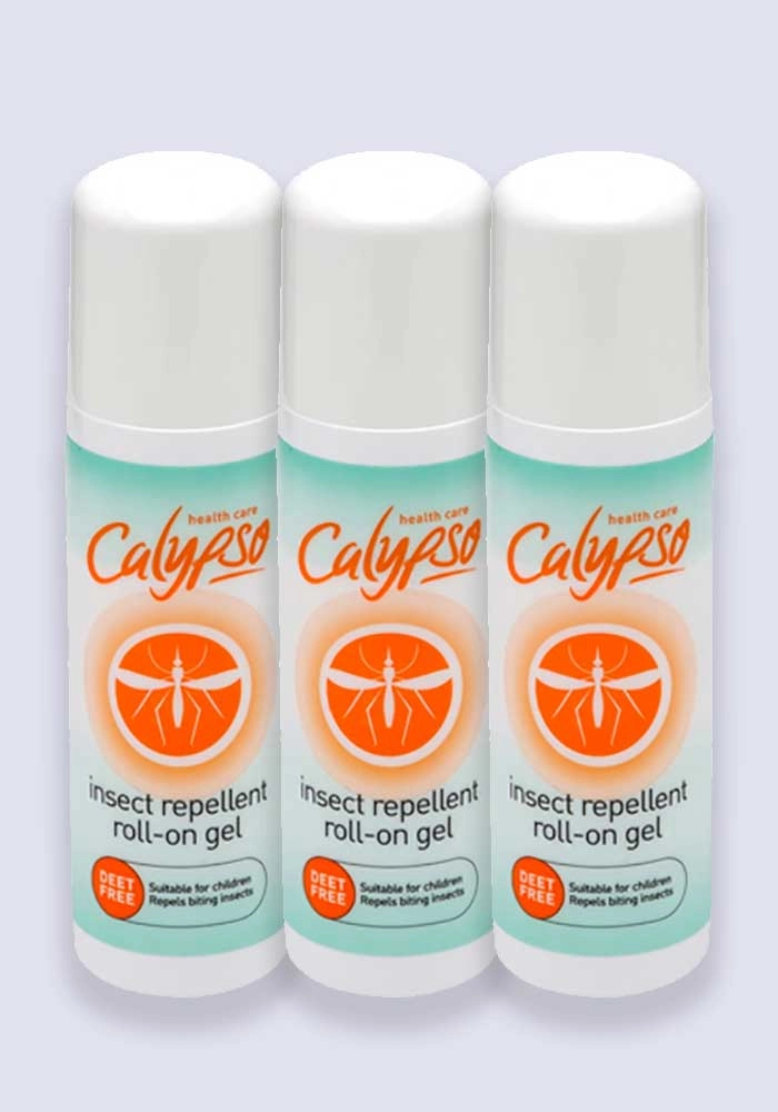 Calypso Insect Repellent Roll-On Gel DEET Free 50ml - 3 Pack