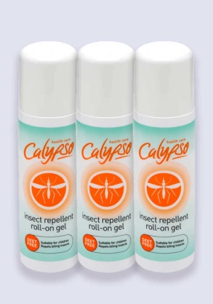 Calypso Insect Repellent Roll-On Gel DEET Free 50ml - 3 Pack