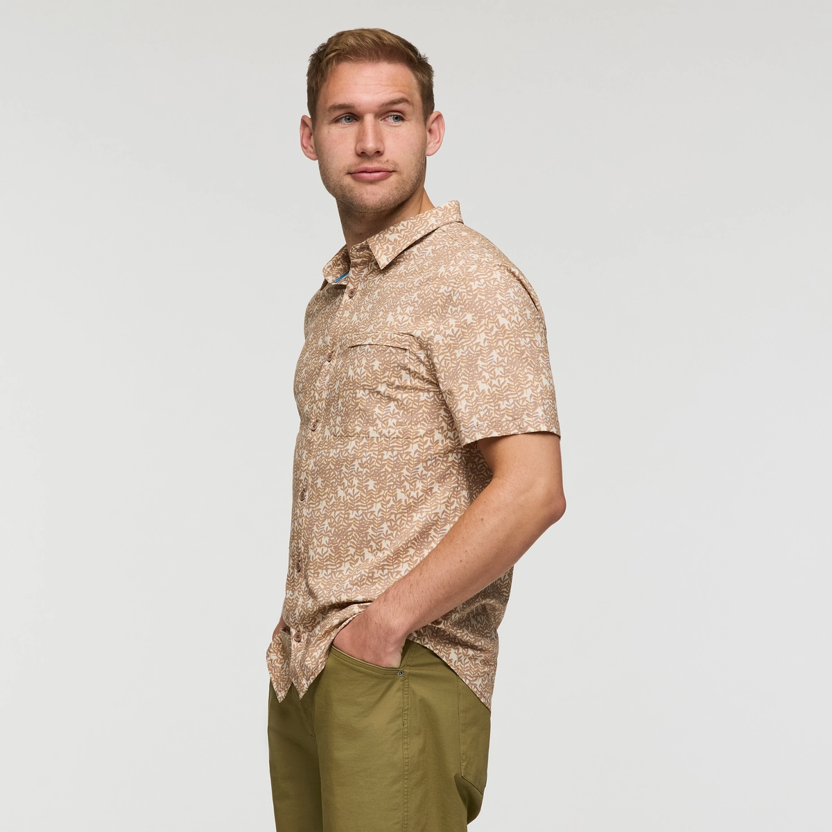 Cambio Button Up - Print - Men's