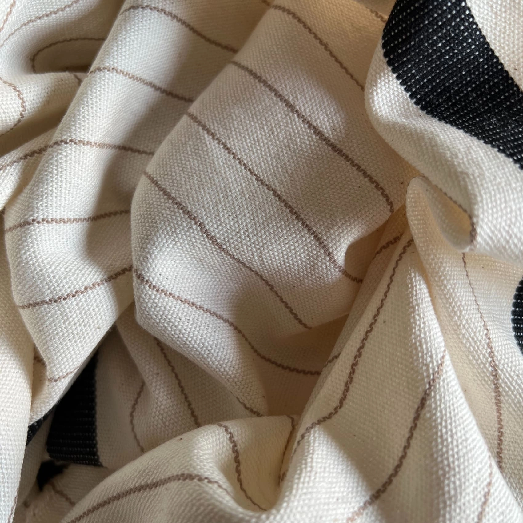 Capella Organic Cotton Vegan Peshtemal | Black & Salt