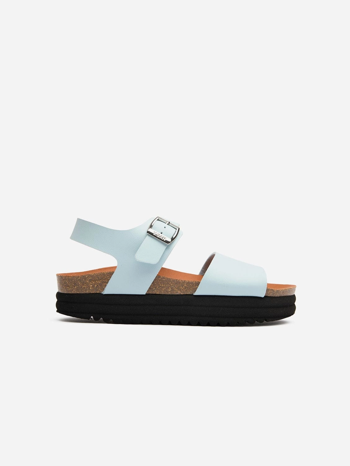 Clove Women's Vegan Flatform Sandals | Light Blue