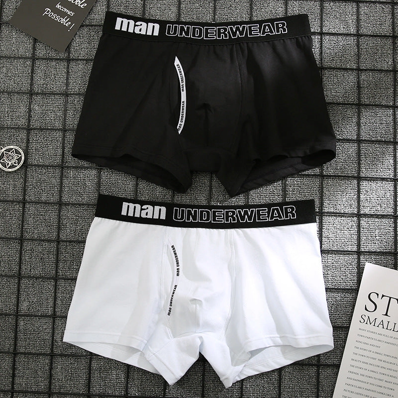 Cotton underpants male pure men panties shorts C4B