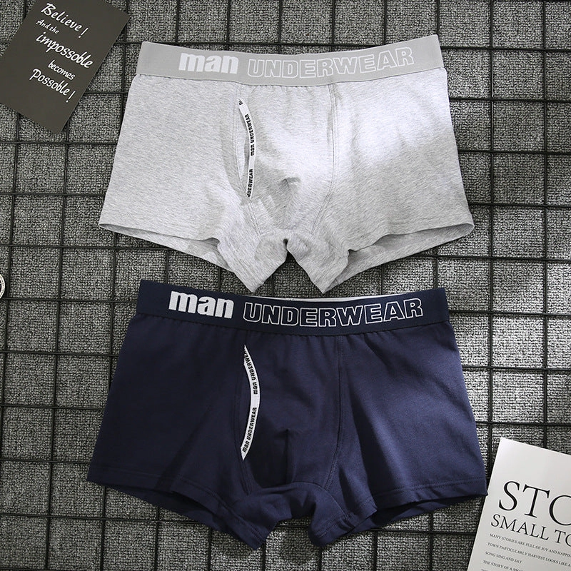 Cotton underpants male pure men panties shorts C4B