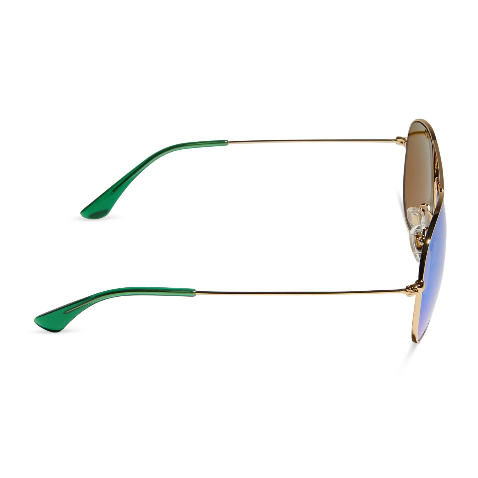CRUZ - GOLD   GREEN MIRROR   POLARIZED SUNGLASSES