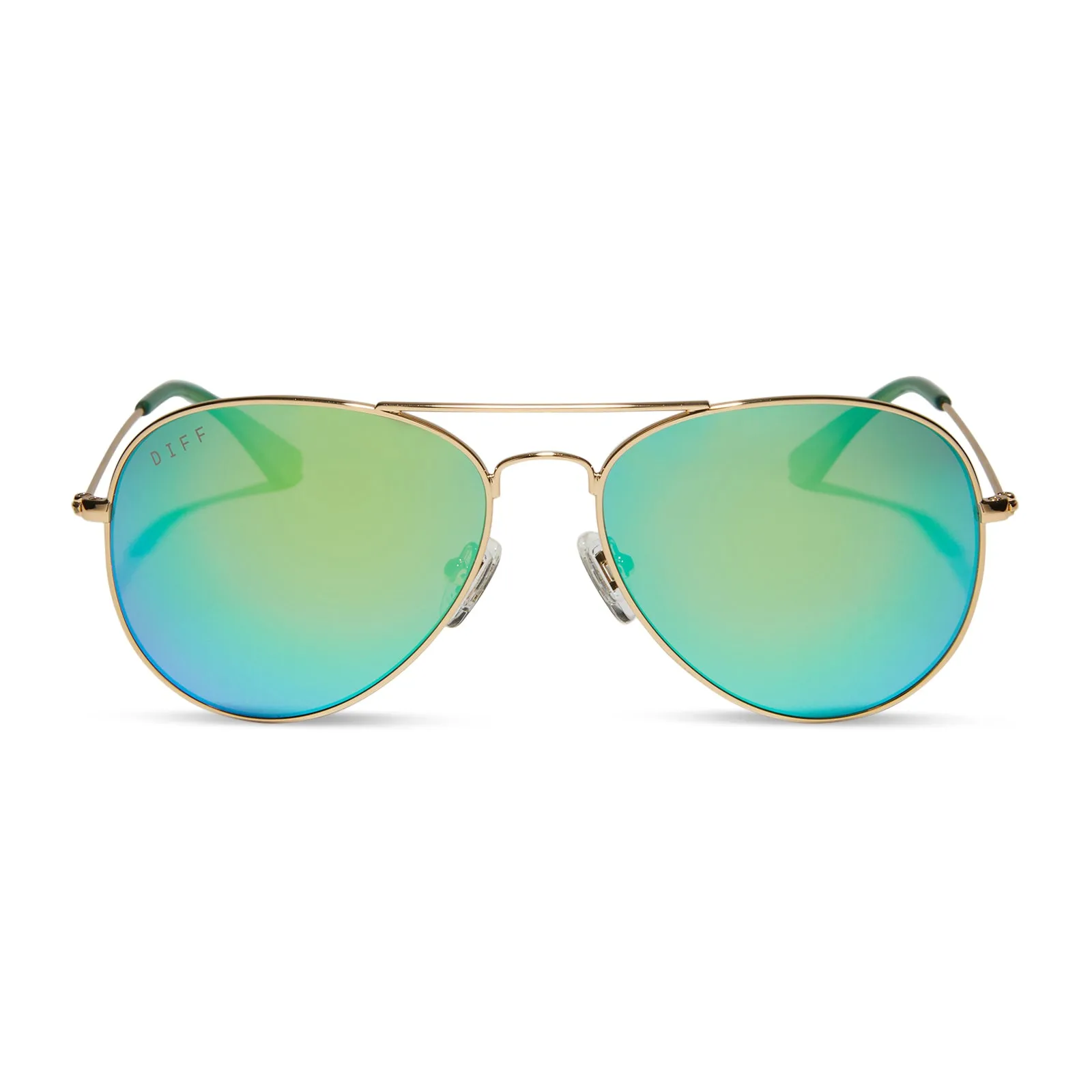 CRUZ - GOLD   GREEN MIRROR   POLARIZED SUNGLASSES