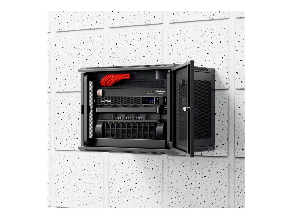 CyberPower Rackbar CPS815RMS - Surge protector (rack-mountable) - AC 125 V - output connectors: 8 - 1U - 6 ft cord - black