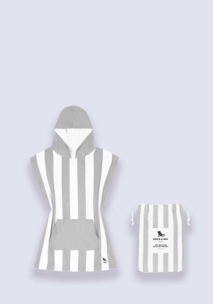 Dock & Bay Kids Cabana Mini Poncho Goa Grey Age 2 - 4