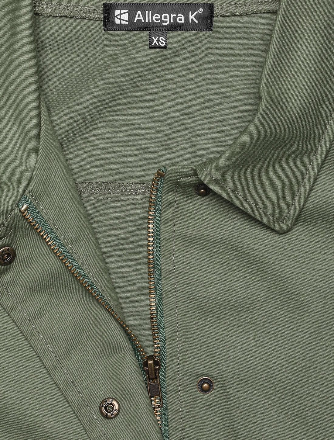 Drawstring Waist Flap Pocket Lightweight Utility Safari Jacket