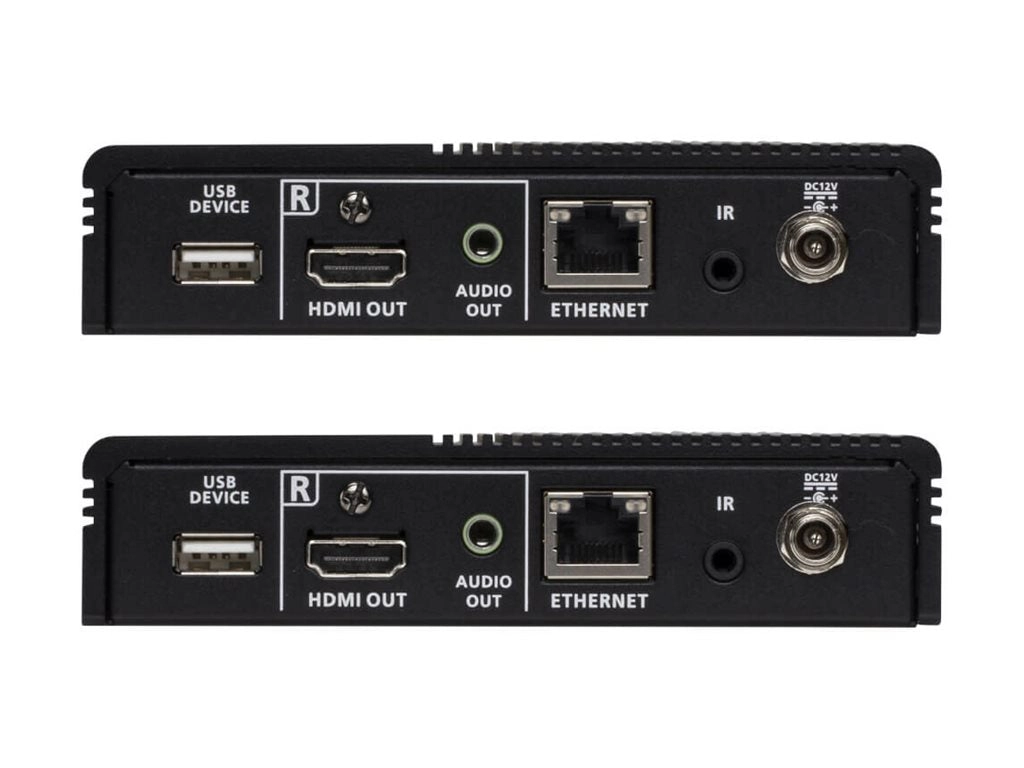Eaton Tripp Lite Series HDBaseT 3.0 Transmitter and Receiver Kit, HDMI 4K 60 Hz (4:4:4), RS-232, IR Control, Up to 328 ft. (100 BHDBT3-TRX2