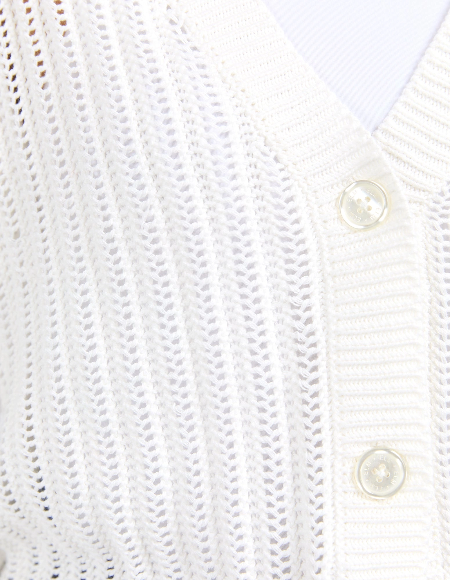 Elm Sasha Lightweight Cardi Marshmallow