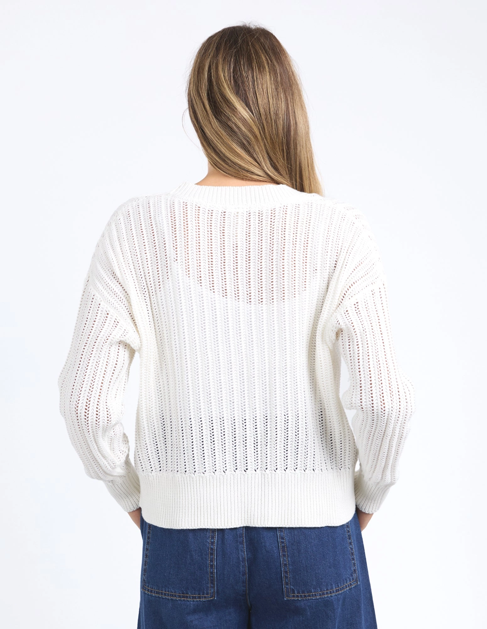 Elm Sasha Lightweight Cardi Marshmallow