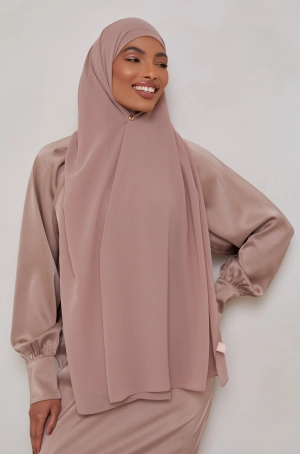 Essential Chiffon Hijab - Mink