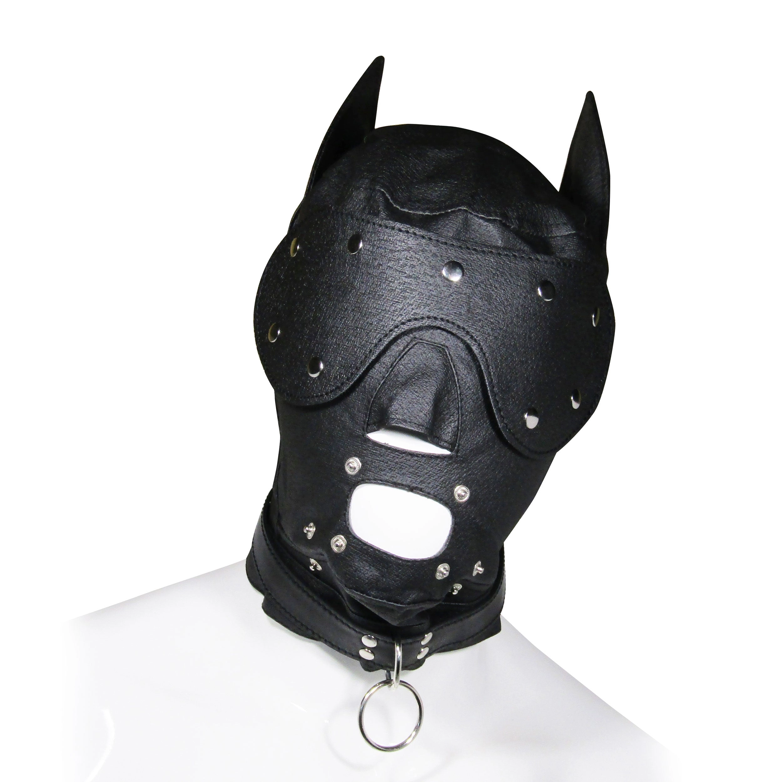 Fetish Pleasure Play Black Dog Hood