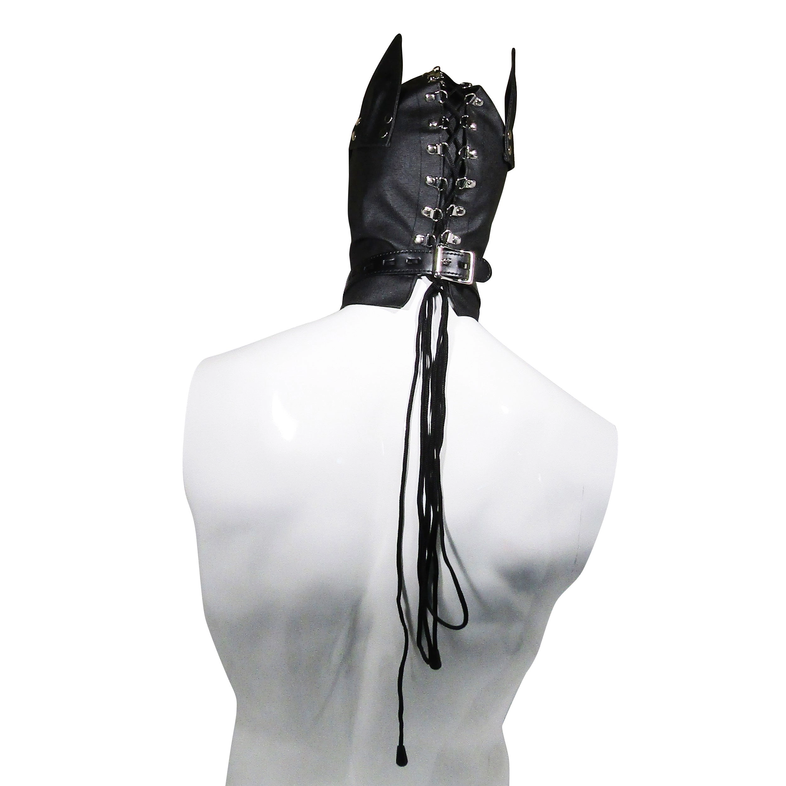 Fetish Pleasure Play Black Dog Hood