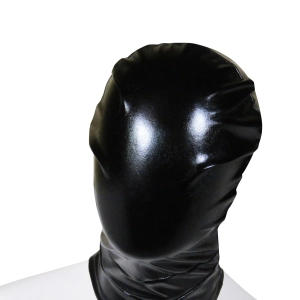 Fetish Pleasure Play Black Total Confine Hood
