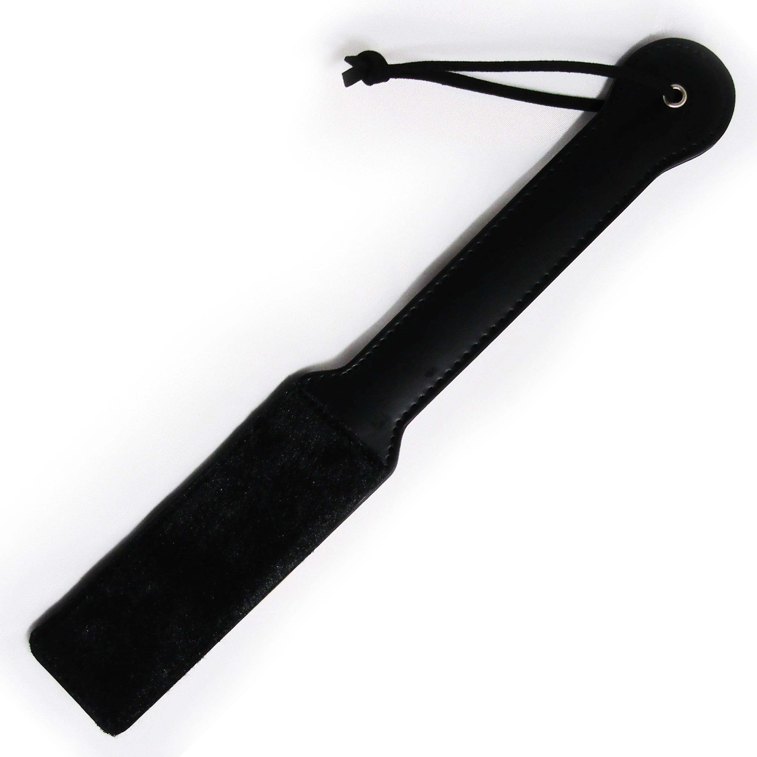 Fetish Pleasure Play Felt Sided Black Paddle