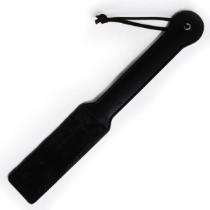 Fetish Pleasure Play Felt Sided Black Paddle